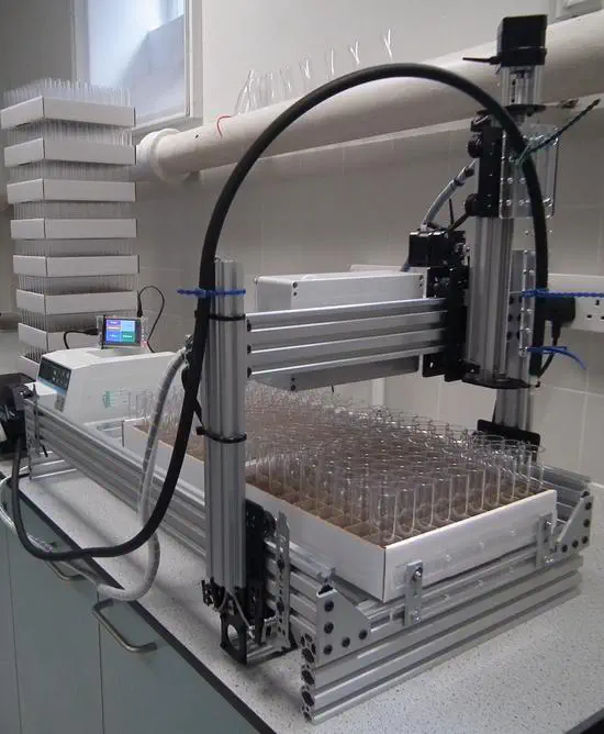 A Cartesian Coordinate Robot for Dispensing Fruit Fly Food