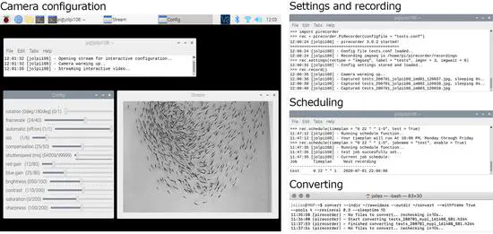 Pirecorder: Controlled and automated image and video recording with the raspberry pi